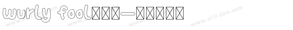 wurly fool手机版字体转换